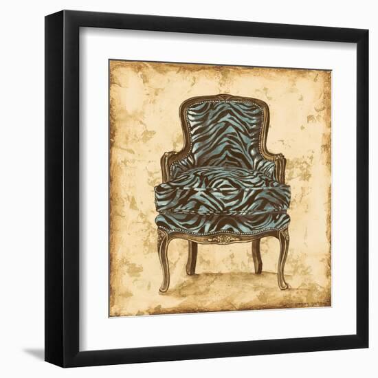 Blue Chair VII-Gregory Gorham-Framed Art Print