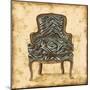 Blue Chair VII-Gregory Gorham-Mounted Art Print