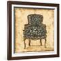 Blue Chair VII-Gregory Gorham-Framed Art Print