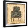 Blue Chair VII-Gregory Gorham-Framed Art Print