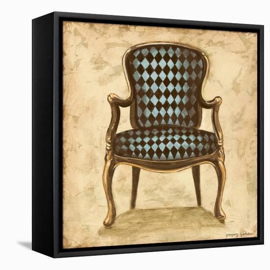 Blue Chair VIII-Gregory Gorham-Framed Stretched Canvas