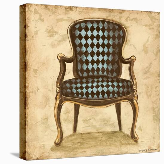 Blue Chair VIII-Gregory Gorham-Stretched Canvas