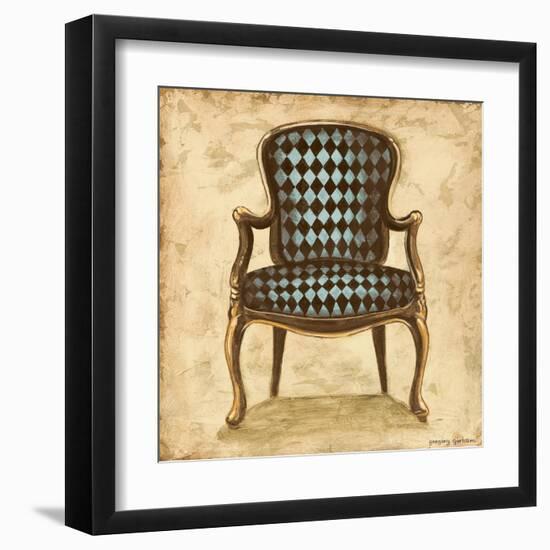 Blue Chair VIII-Gregory Gorham-Framed Art Print