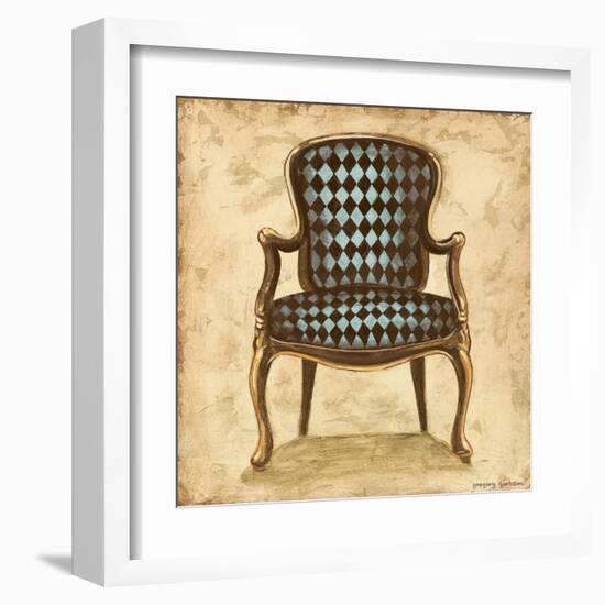 Blue Chair VIII-Gregory Gorham-Framed Art Print