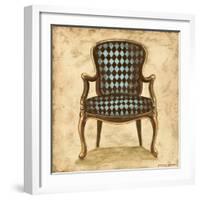 Blue Chair VIII-Gregory Gorham-Framed Art Print