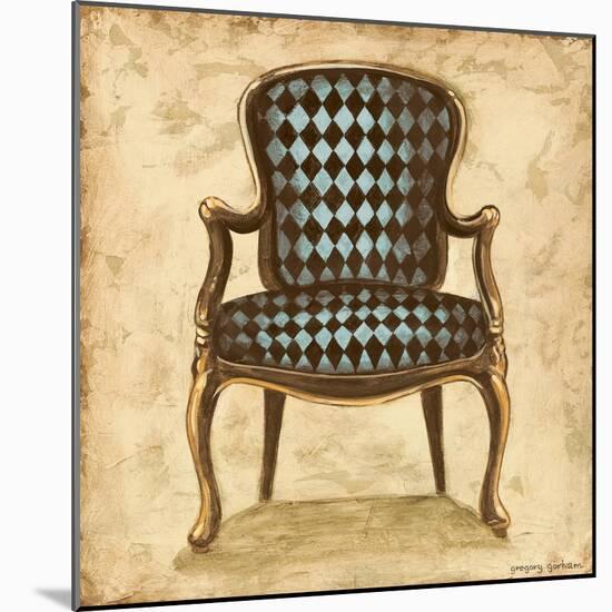 Blue Chair VIII-Gregory Gorham-Mounted Art Print