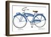 Blue Chantilly-Jennifer Goldberger-Framed Art Print