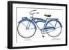 Blue Chantilly-Jennifer Goldberger-Framed Art Print