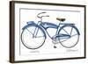 Blue Chantilly-Jennifer Goldberger-Framed Art Print