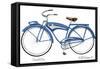 Blue Chantilly-Jennifer Goldberger-Framed Stretched Canvas