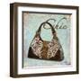 Blue Chic Purse-Todd Williams-Framed Art Print