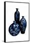 Blue China Vases-OnRei-Framed Stretched Canvas