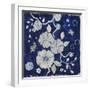 Blue Chinoserie Garden1-Studio M-Framed Art Print