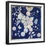 Blue Chinoserie Garden2-Studio M-Framed Art Print