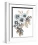 Blue & Chocolate Cascade II-Jennifer Goldberger-Framed Art Print