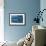 Blue Choppy Waves In Slow Motion-Anthony Paladino-Framed Giclee Print displayed on a wall