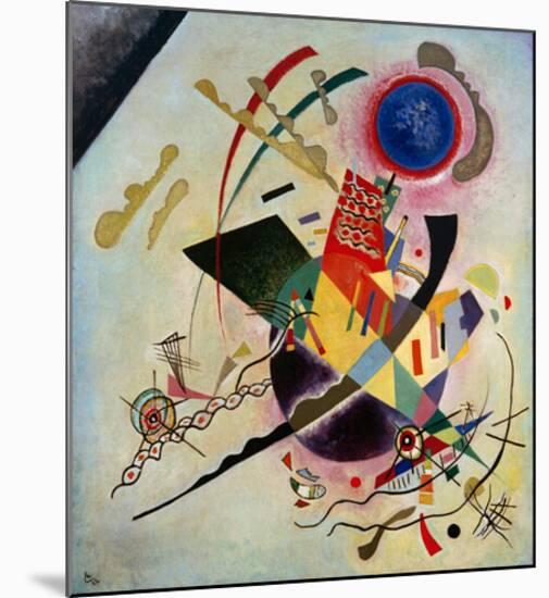 Blue Circle, 1922-Wassily Kandinsky-Mounted Giclee Print