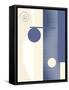 Blue Circle Series Two-Ruth Palmer-Framed Stretched Canvas