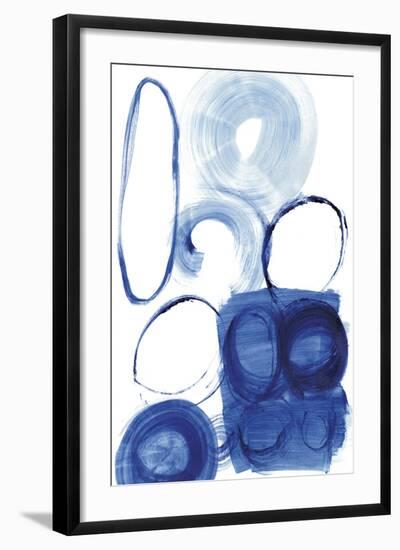 Blue Circle Study I-Jodi Fuchs-Framed Art Print