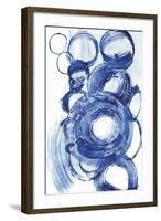 Blue Circle Study II-Jodi Fuchs-Framed Art Print