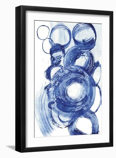 Blue Circle Study II-Jodi Fuchs-Framed Art Print