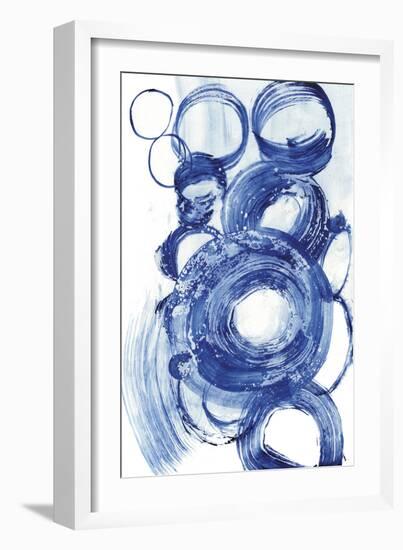 Blue Circle Study II-Jodi Fuchs-Framed Art Print