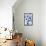 Blue Circle Study IV-Jodi Fuchs-Framed Stretched Canvas displayed on a wall