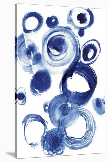 Blue Circle Study IV-Jodi Fuchs-Stretched Canvas