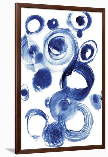 Blue Circle Study IV-Jodi Fuchs-Framed Art Print