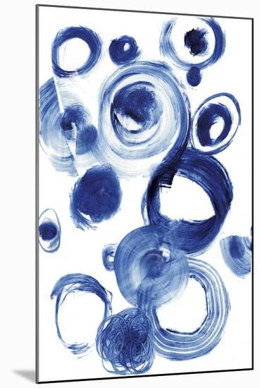 Blue Circle Study IV-Jodi Fuchs-Mounted Art Print