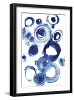 Blue Circle Study IV-Jodi Fuchs-Framed Art Print