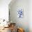 Blue Circle Study IV-Jodi Fuchs-Mounted Art Print displayed on a wall