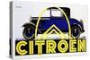 Blue Citroen-null-Stretched Canvas