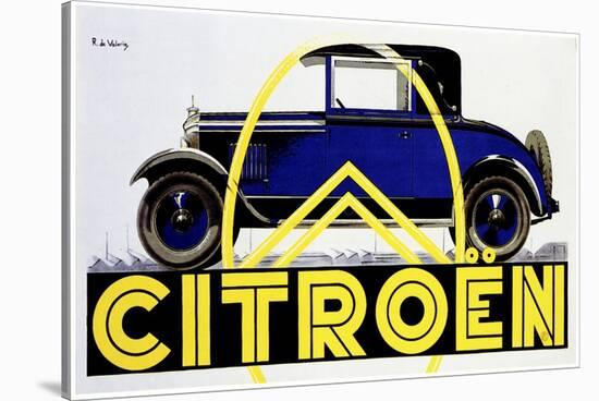 Blue Citroen-null-Stretched Canvas