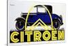 Blue Citroen-null-Stretched Canvas