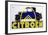 Blue Citroen-null-Framed Giclee Print