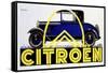 Blue Citroen-null-Framed Stretched Canvas
