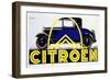 Blue Citroen-null-Framed Premium Giclee Print