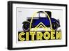 Blue Citroen-null-Framed Premium Giclee Print