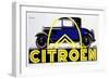 Blue Citroen-null-Framed Premium Giclee Print