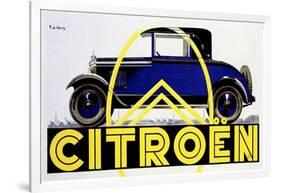 Blue Citroen-null-Framed Giclee Print