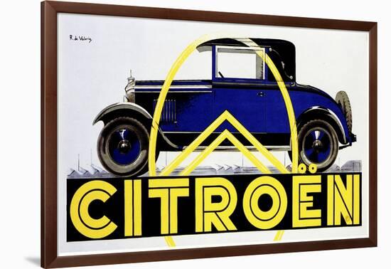 Blue Citroen-null-Framed Giclee Print