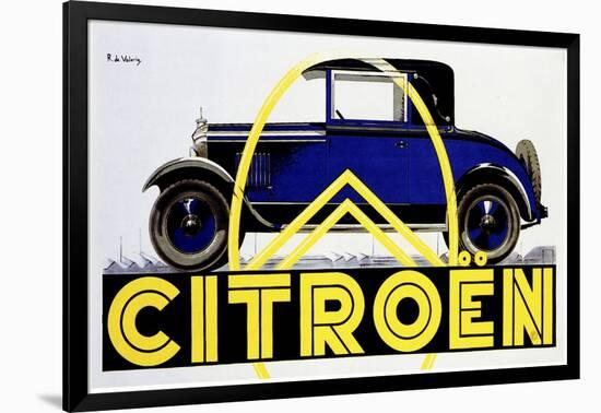 Blue Citroen-null-Framed Giclee Print