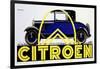 Blue Citroen-null-Framed Giclee Print