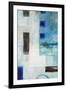 Blue City Blocks-Chris Mills-Framed Art Print