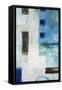 Blue City Blocks-Chris Mills-Framed Stretched Canvas