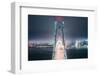 Blue City Bridge, Night View San Francisco California-Vincent James-Framed Photographic Print