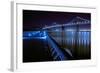 Blue City Bridge-Vincent James-Framed Photographic Print