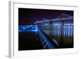 Blue City Bridge-Vincent James-Framed Photographic Print