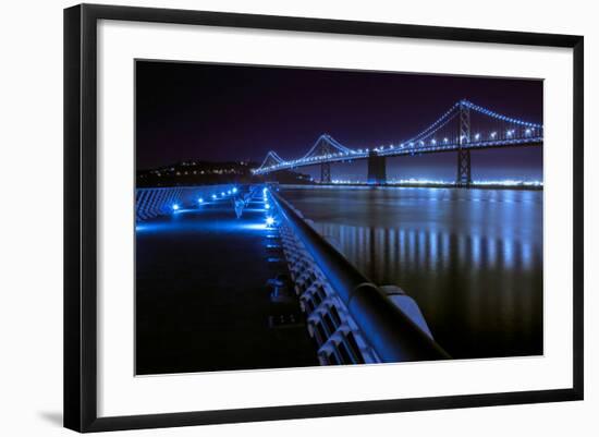 Blue City Bridge-Vincent James-Framed Photographic Print